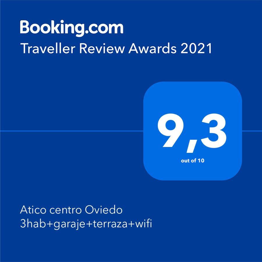 Appartamento Atico centro Oviedo 3hab+garaje+terraza+wifi Esterno foto